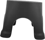 Amosfun Nonslip Plastic Toilet Foot Stool Step Stool for Adults Bathroom Accessory