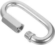 TOKIDNY Quick Link Chain Locking Carabiner for Gym Swing and Rock Climbing Easy Installation Corrosion Resistant Small