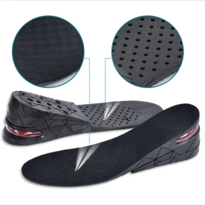 9cm Shoe Lift Insole Air Cushion Heel insert Increase Taller Height 4 Layer New