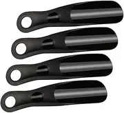 [WESIEVYA] 4pcs Short Handled Shoe Horn Short Handle Shoe Horn Horns for Boots Boot Remover Shoe Horn with Handle Plastic Shoe Horn Short Shoehorn Shoe Horn for Elderly Boot Horn