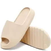 Cloud Slides for Women and Men, Comfort Platform Lightweight Slippers Slides, Unisex Foam Shower House Slippers, Summer Open Toe Sandals for Indoor and Outdoor