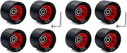 Barbuly 8Pcs Indoor Roller Skate Wheels 95A with Bearings 58mmx39mm PU Wear-Resistant Quad Roller Skate Wheels with 2 Wrench
