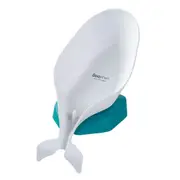 Drain Soap Dish Free Punch Anti-slip with Suction Cup Dolphin Shape Soap Dish for Bathroom