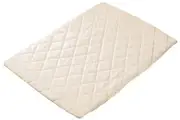 Playette Quilted 105cm Fitted Padded Sheet For Travel Cot Baby Toddler Cream