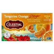 Celestial Seasonings, Herbal Tea, Tangerine Orange Zinger®, Caffeine Free, 20 Tea Bags, 1.7 oz (47 g)