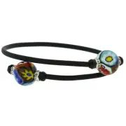 GlassOfVenice Murano Glass Venetian Glamour Bracelet - Millefiori