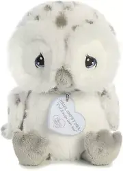 Aurora - Small White Precious Moments - 8.5" Nigel Snowy Owl