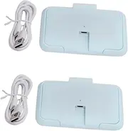 CIMAXIC 2pcs Wipe Warmer Portable Diaper Wipe Heater Wet Tissue Heater Home Use Temperature Sensor