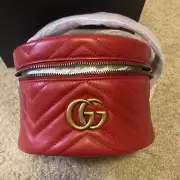 Gucci GG marmont mini backpack Red