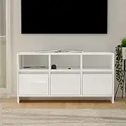 Generic TV Cabinet High Gloss White 102x37.5x52.5 cm Engineered Wood,Furniture,TV mounts & TV Units