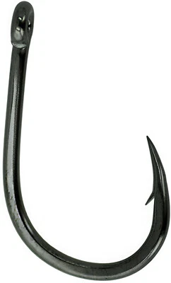 Gamakatsu 220412 High Carbon Steel Live Bait Hook with Barb, Black Finish