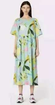 GORMAN X Kaitlin Johnson Sz 16 Lush Smock Dress Nwt Rrp $229