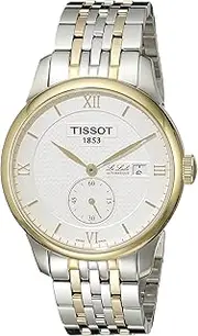 [Tissot] Men's T0064282203801 Le Locle Analog Display Swiss Automatic Two Tone Watch, Classic