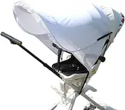 Sunshade Baby Stroller, Pushchair Parasol Cover, Stroller Sunshade Attachment, High-Density Light-Blocking, Multiple Functions, 69cm, for Walking Camping Picnic Shopping