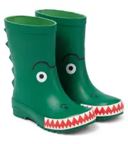 [Stella McCartney Kids] Stella McCartney Kids Printed rainboots UK 3 green