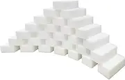 100 Pack Magic Sponge Eraser, Premium Melamine Cleaning Sponges, Multi-Functional Household Foam Pads, Kitchen Dish Sponge for Furniture,Bathroom,Bathtub, Floor, Baseboard, Wall Cleaner White
