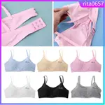 TEEN COTTON LETTER PRINT BRA FOR GIRLS FOR SPORTS RUNNING