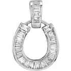 Kelly Herd Baguette Horseshoe Necklace
