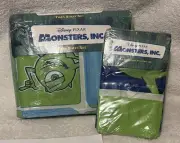 NOS Disney Pixar MONSTERS INC Twin Sheet Set Plus Extra Pillowcase from Kmart