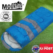 Mountview Sleeping Bag Single Camping Hiking Thermal Outdoor