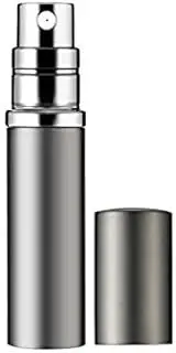 (Silver) - Refillable Perfume Bottle Atomizer for Travel, Yeejok Portable Easy Refillable Perfume Spray Pump Bottle for Men and Women with 5ml Pocket Size-Silver