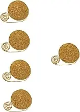 UTHCLO 5pcs Braided Fringe Trim Decorative Lace Ribbon for Clothing DIY Crafts and Curtains Elegant Sewing Trim for Handmade Accessories and Dress Decoration