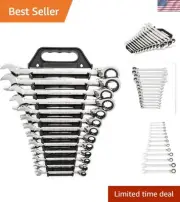 Gearwrench 13-Piece SAE Reversible Ratcheting Wrench Set - Chrome Vanadium