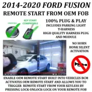 ENABLE FACTORY OEM REMOTE START BUILT INTO BCM 2016 FORD FUSION PLUG & PLAY