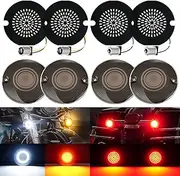 Brightness 1157 1156 LED Turn Signals 3 1/4 Inch Compatible for Harley Electra Glide Road King Softail Tour Glide Ultra Limited Turn Signal Led Lights Brake Lights 1986-2024
