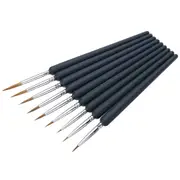 Art Model Paint Nylon Hair Acrylic Oil Watercolour Drawing Art Supplies Black Painting Craft Artist Paint Brushes Set