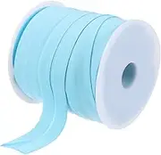uxcell 3/4 Inch Single Fold Bias Tape Cotton Continuous Bulk Bias Tape for Sewing, Seaming Quilting Hemming Binding Crafts (Light Blue 25 Yards)
