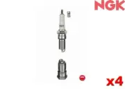 NGK Spark Plug FOR Peugeot 204 1969-1977 1.1 BP6EFS x4