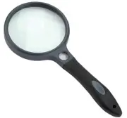 SureGrip Series Hand Held or Hands Free 2x Power Magnifying Glasses For