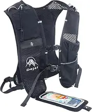 Running Vest for Women Men, Lightweight (194g/8 Bags) Hydration Backpack Running Phone Holder Vest for Hiking Trail Running Cycling Race Marathon Running Essentials