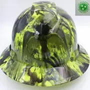 Hard Hat FULL BRIM Custom Hydro Dipped , OSHA approved DEMON HUNTER , NEW