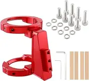 Folding Bicycle Front Bag Carrier Mount Adapter Adjustable Clamp Ring Bike Front Shelf Mount Carrier Adapter for Birdy Dahon SP8 412 Folding Bicycle