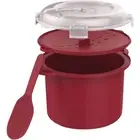 Goodcook 3 Cup Plastic Red Microwave Rice Steamer 20156 Goodcook 20156