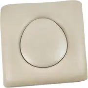 Oshhni Portable Commode Chair Cushion Replacement, Commode Chair Seat Pad, Bedside Commode Cushion for Shower, Beige Round