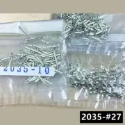 100 Sets Silver Second Hand+Lume Watch Hands for Miyota 2035 Quartz Movement