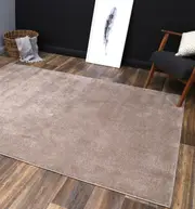 Mountainous Latte Plush Rug