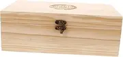 TEHAUX Wood Coin Holder Storage Box Capacity Coin Collection Box with Scratch Protection for Collectors Versatile Organizer