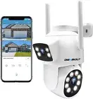 GENBOLT PTZ WiFi Security Camera Outdoor, CCTV Home Surveillance Camera with Dua
