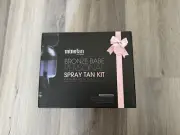 Mine Tan BRONZE BABE PERSONAL SPRAY TAN KIT SET - Pink - NEW Minetan Self Tan