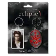 The Twilight Saga Eclipse Keychain 2 Pk Edward & Crest