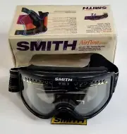 Vintage 1990s SMITH PMT airflow Ski / Snowboard Goggles ultra rare CLEAR LENS