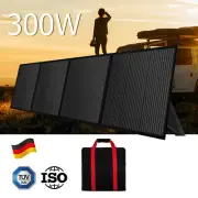 12V 300W Folding Solar Panel Blanket Flexible Solar Mat Mono Camping Charging AU