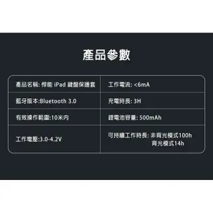 iPad Pro 12.9 悍能 iPad 鍵盤保護套(背光版) 現貨 廠商直送