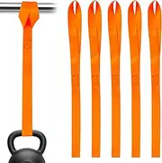 Pack of 6 Lashing Loops Motorcycle 460 x 25 mm Tie Down Straps Belt Loops 500 kg Load Capacity Tie Down Straps Transport for Motorcycle, ATV, Car and Trucks