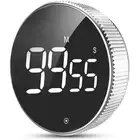 Large LED Display Kitchen Timer Volume Adjustable Magnetic Egg Timer Home