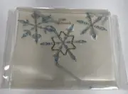 Christmas Ornaments Snowflakes Beaded Hallmark Ornaments SET OF 3